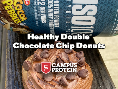 Healthy Double Chocolate Chip Donuts