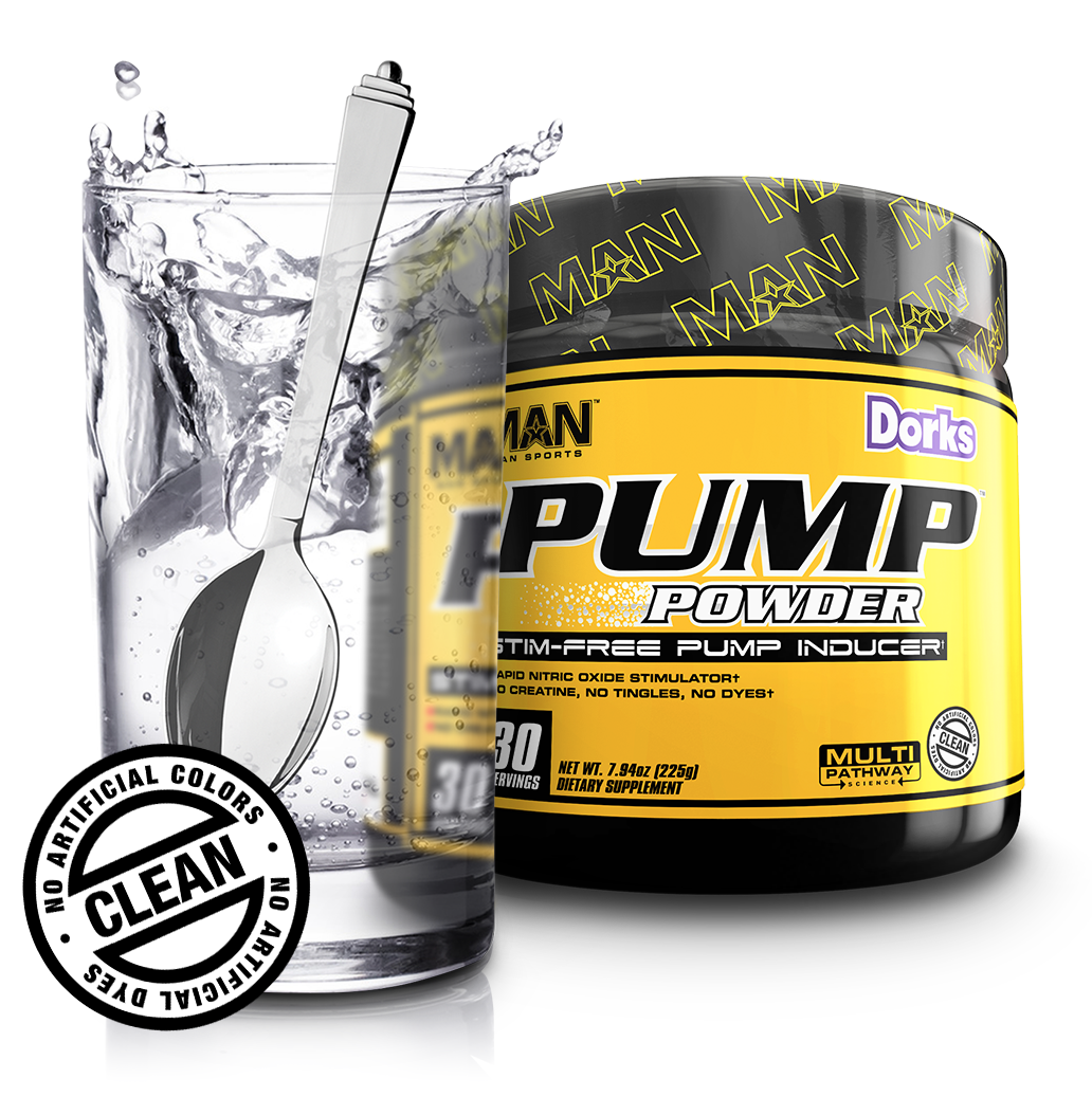 Man sports pump powder online