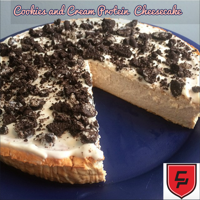 Combat Cookies & Cream Cheesecake