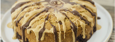 Flourless Salted Caramel Chocolate Chip Cake