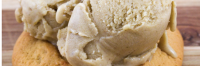 PB Banana Ice Cream Cookie Sandwich