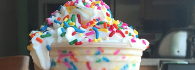 Protein Birthday Cake Batter Frappe