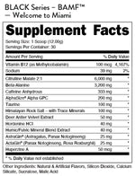 Bucked Up BAMF Black High Stimulant Nootropic Pre Workout Pre-Workout Bucked Up Size: 30 Servings Flavor: Welcome to Miami (Strawberry Mango Pineapple), Candy Shop (Sour Gummy)