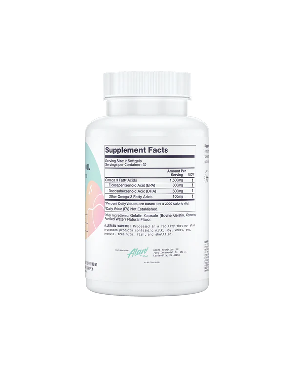 Alani Nu Fish Oil Alani Nu Size: 60 Softgels