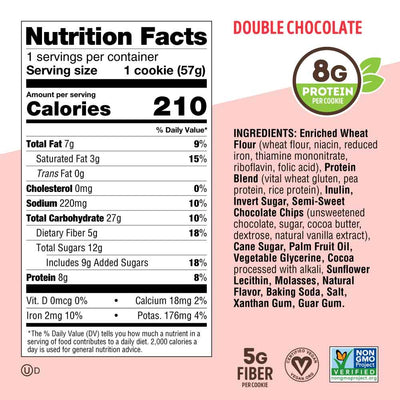 #nutrition facts_12 Cookies / Double Chocolate