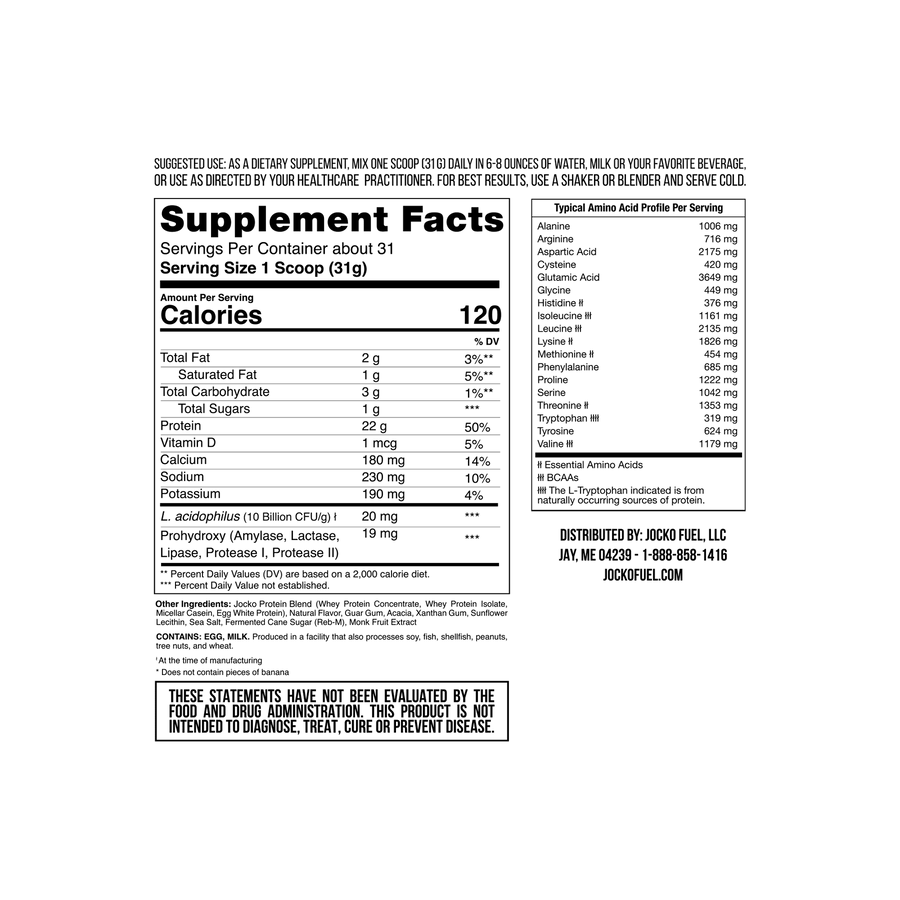 Jocko Fuel Molk Protein Powder
