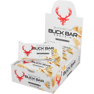 Bucked Up Buck Bars Bucked Up Size: 12 Bars Flavor: Snickerdoodle