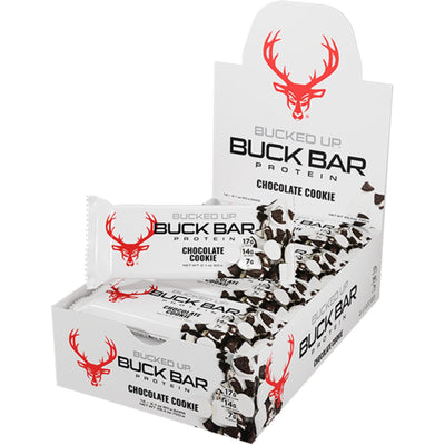 Bucked Up Buck Bars Bucked Up Size: 12 Bars Flavor: Chocolate Cookie