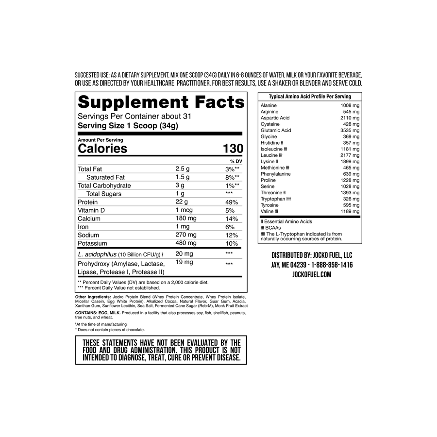 Jocko Fuel Molk Protein Powder