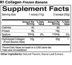 R1 Collagen Peptides Collagen Rule One Size: 28 Servings Flavor: Unflavored, Pink Lemonade, Peach Mango, Frozen Banana, Chocolate Fudge