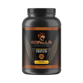 Gorilla Mind Gorilla Mode Premium Protein Protein Gorilla Mind Size: 30 Servings Flavor: Chocolate