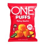 ONE Puffs Protein Food ONE Size: 10 Bags Flavor: Spicy Nacho