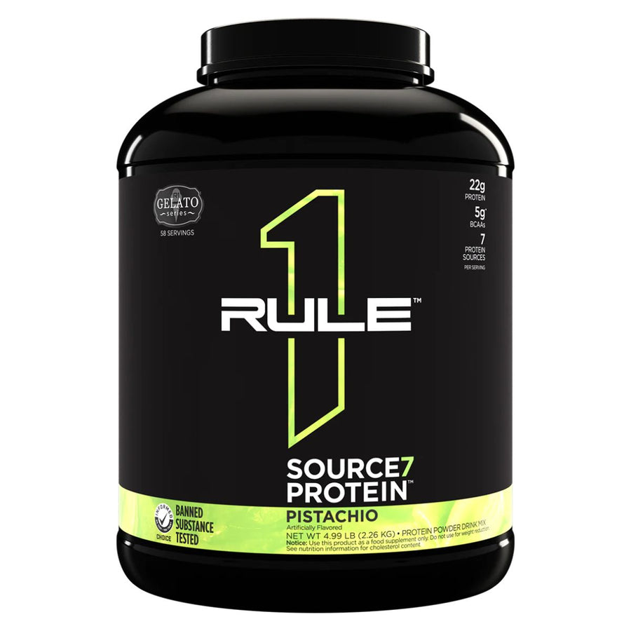 R1 Source7 Protein Protein Rule One Size: 5 lb Flavor: Pistachio Gelato