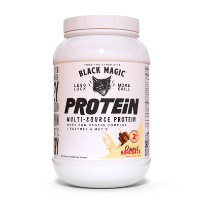 Black Magic Handcrafted Multi Source Protein Powder Protein Black Magic Size: 25 Servings Flavor: Horchata