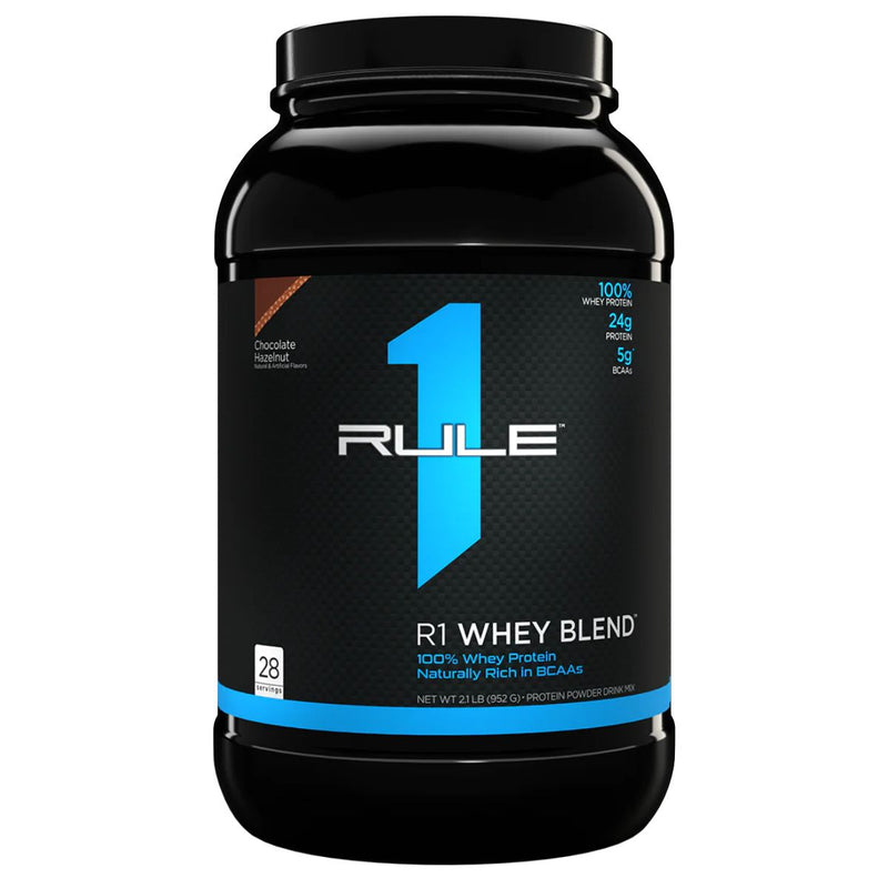 R1 Whey Blend Protein Rule One Size: 2 Lbs. Flavor: Chocolate Hazelnut (NEW)