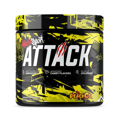 Musclesport Attack Pre-Workout Pre-Workout Musclesport Size: 25 Servings Flavor: Peach O's