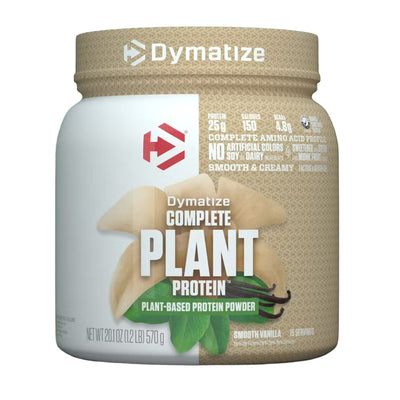 Dymatize Complete Plant Protein Protein Dymatize Size: 15 Scoops Flavor: Smooth Vanilla