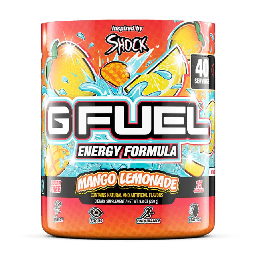G FUEL Energy Formula Pre-Workout G Fuel Size: 40 Servings Flavor: MANGO LEMONADE