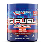 G FUEL Energy Formula Pre-Workout G Fuel Size: 40 Servings Flavor: MEGA MAN RUSH (Cherry Slushie)