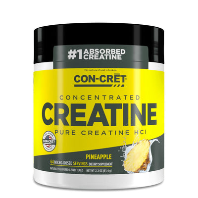 Con-Cret Pure Creatine HCI Creatine Con-Cret Size: 30 Servings Flavor: Pineapple