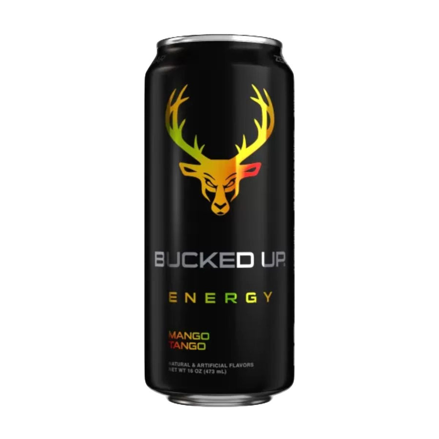 Bucked Up Energy Drink Energy Drink Bucked Up Size: 12 Pack Flavor: Mango Tango