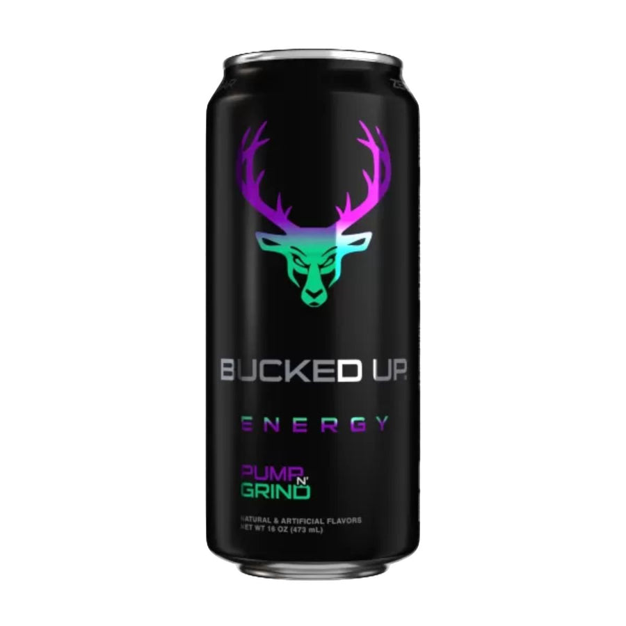 Bucked Up Energy Drink Energy Drink Bucked Up Size: 12 Pack Flavor: Pump N Grind