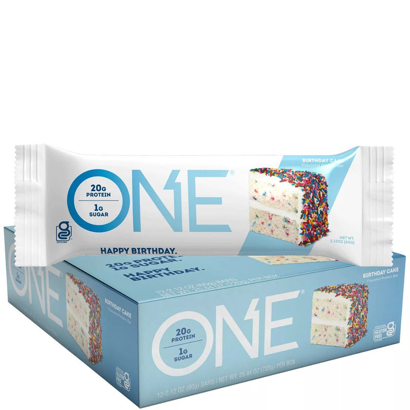ONE Bar Healthy Snacks ONE Size: 12 Bars Flavor: Birthday Cake