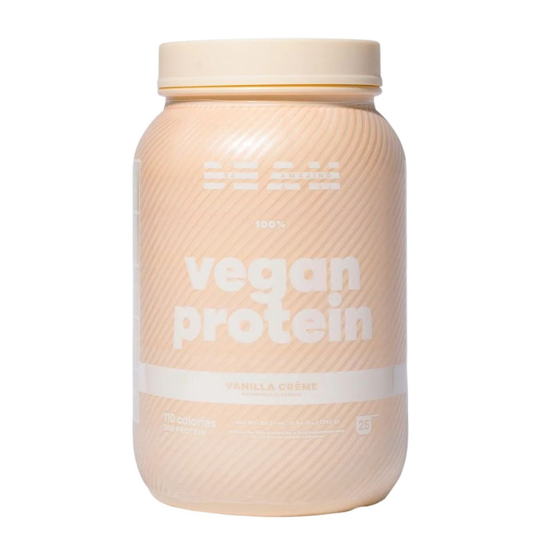 BEAM vegan protein Protein BEAM: Be Amazing size: 2 lbs. flavor: vanilla creme