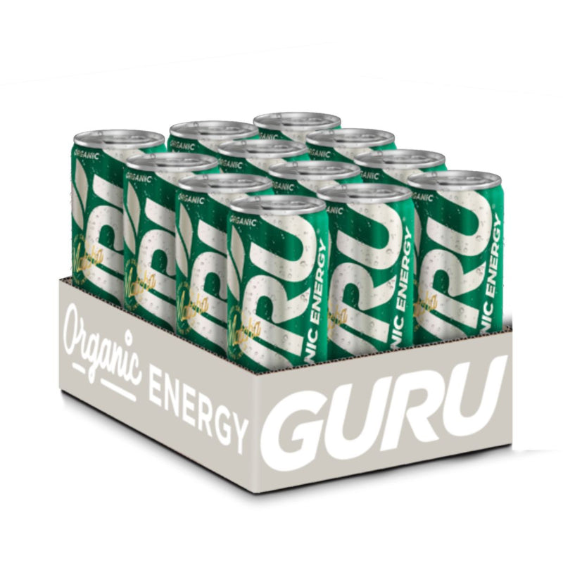 GURU Organic Energy Drink Energy Drink GURU Energy Size: 12 Cans Flavor: Matcha
