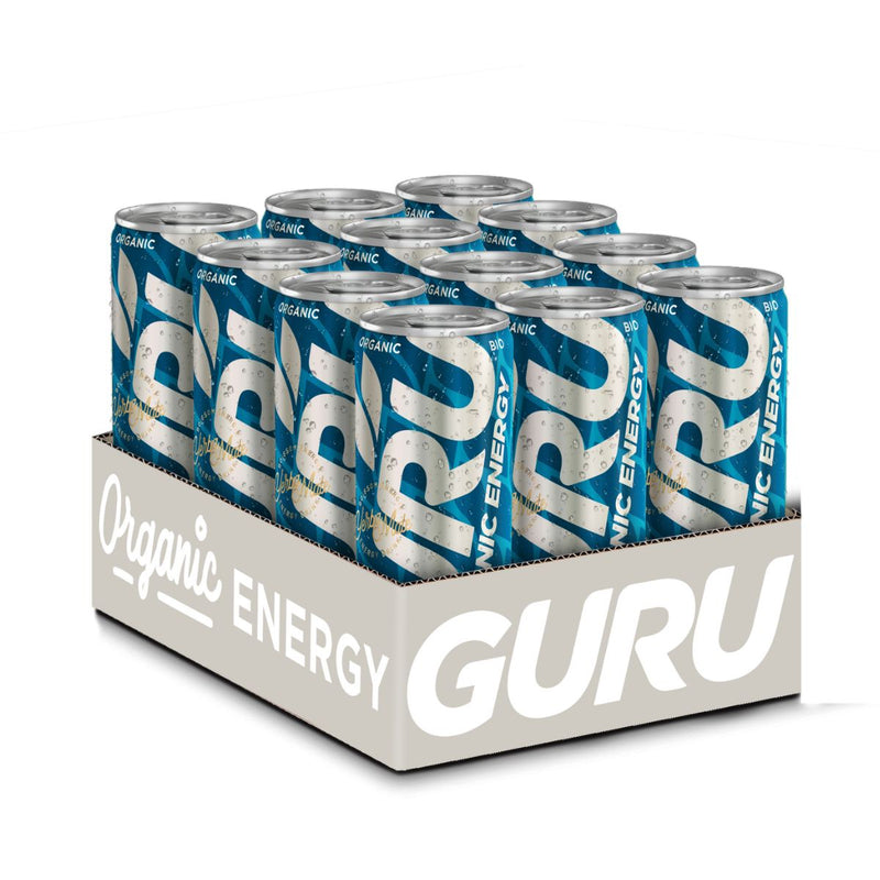GURU Organic Energy Drink Energy Drink GURU Energy Size: 12 Cans Flavor: Yerba Mate