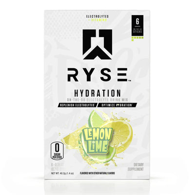 RYSE Core Hydration Sticks Hydration RYSE Size: 6 Pack Flavor: Lemon Lime