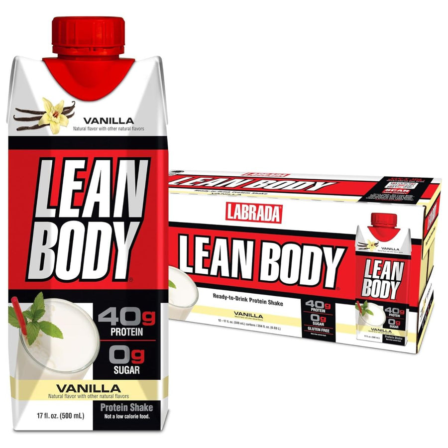 Labrada Lean Body Protein Shake RTD RTD Labrada Size: 12 Cartons Flavor: Vanilla