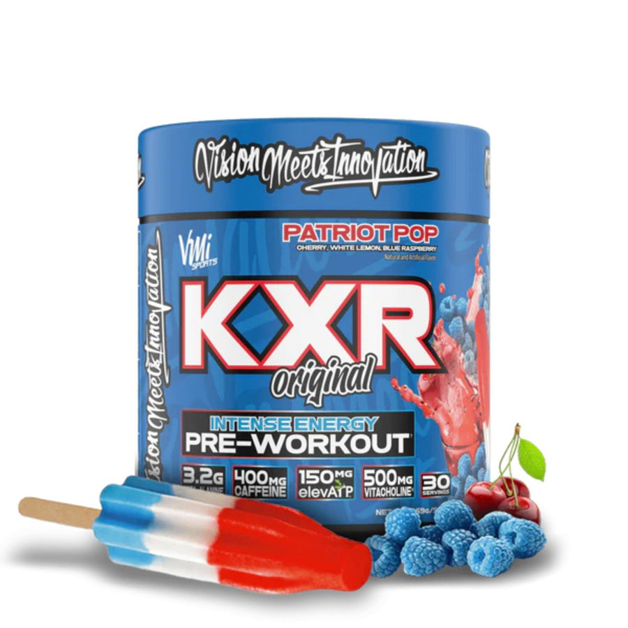 K-XR Intense Pre Workout Pre-Workout VMI Sports Size: 30 Servings Flavor: Patriot Pop