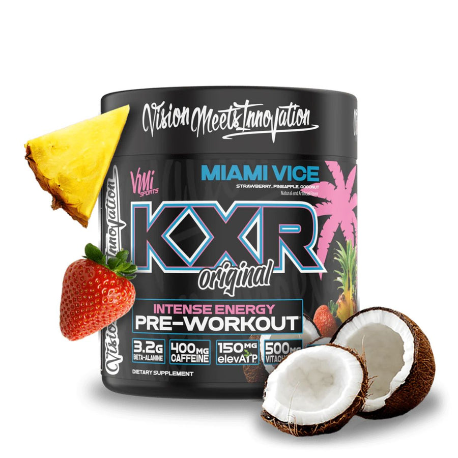 K-XR Intense Pre Workout Pre-Workout VMI Sports Size: 30 Servings Flavor: Miami Vice