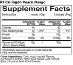 R1 Collagen Peptides Collagen Rule One Size: 28 Servings Flavor: Unflavored, Pink Lemonade, Peach Mango, Frozen Banana, Chocolate Fudge