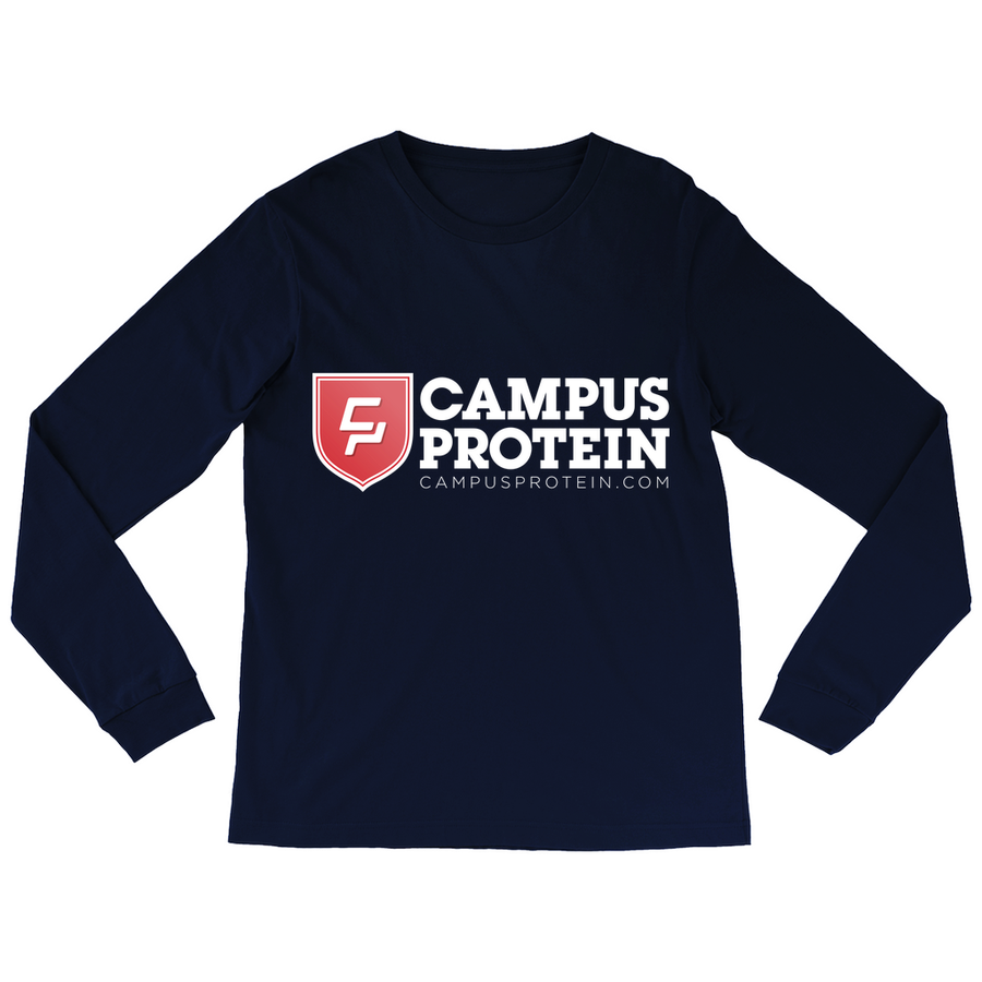 CP Longsleeve Apparel & Accessories CampusProtein.com Colors: Navy Sizes: Small (S)