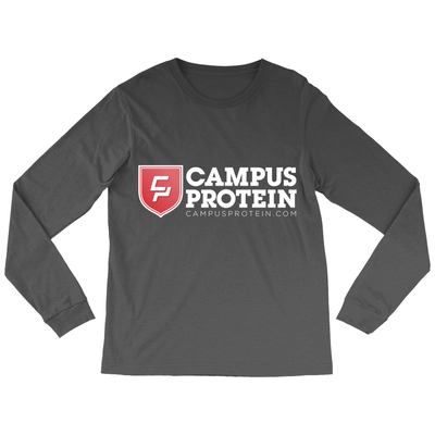 CP Longsleeve Apparel & Accessories CampusProtein.com Colors: Asphalt Sizes: Small (S)