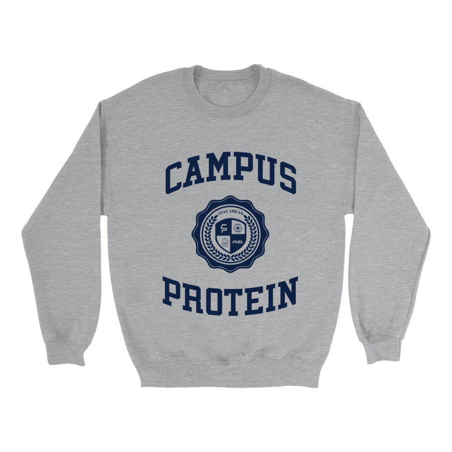 CP University Sweater Apparel & Accessories CampusProtein.com Colors: Sport Grey Sizes: Small (S)