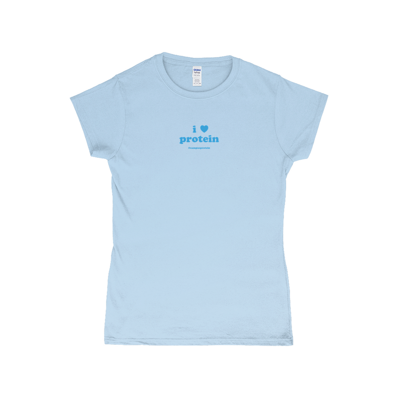 For the girls penny tee Apparel & Accessories CampusProtein.com Colors: Light Blue T-Shirt Sizes: Small (S)