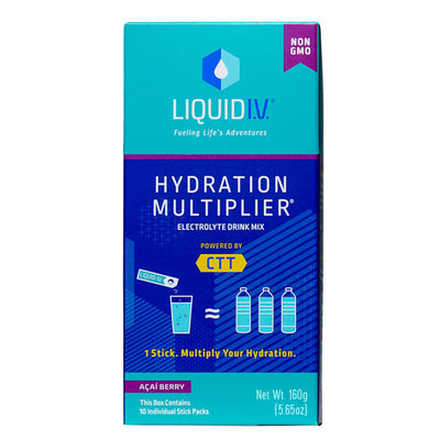 Liquid IV Hydration Packets Vitamins Liquid IV Size: 10 Packets Flavor: Acai Berry