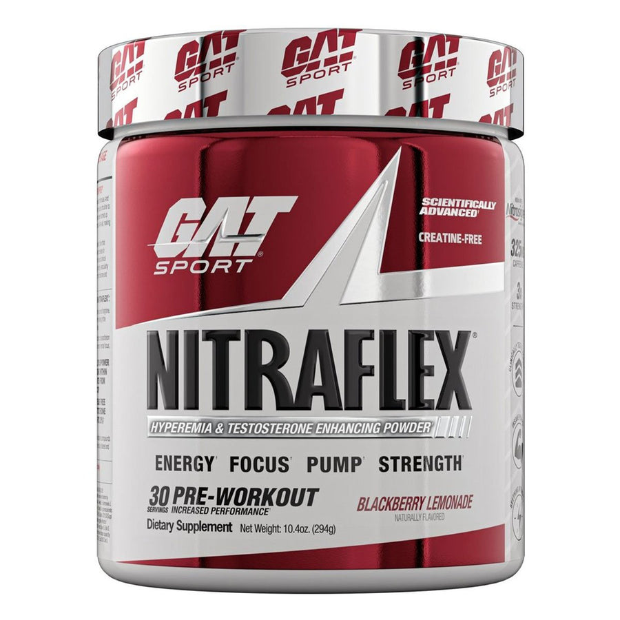 Nitraflex Pre Workout Pre-Workout GAT Size: 30 Servings Flavor: Blackberry Lemonade