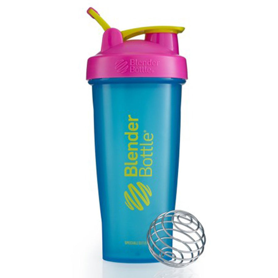 Classic BlenderBottle Accessories Blender Bottle Size: 20 Oz., 28 Oz. Color: Coral, Full White, Triple Black, Army Green, Black/Clear, Navy, Plum, Cyan, Teal, Pebble Grey, Pink, Swole Patrol (Limited)