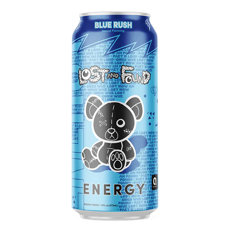 Lost and Found Energy Drink Energy Drink Lost & Found Size: 12 Cans Flavor: Blue Rush