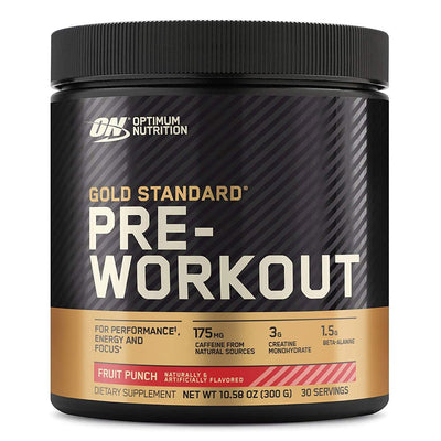 Gold Standard Pre-Workout Pre-Workout Optimum Nutrition Size: 30 Servings Flavor: Fruit Punch