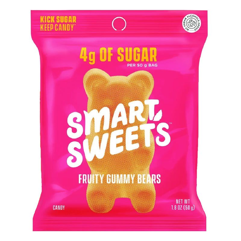 Smart Sweets Healthy Candies Healthy Snacks Smart Sweets Size: 12 Pack Flavor: Fruity Gummy Bears