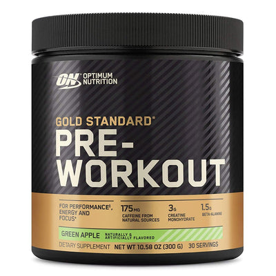 Gold Standard Pre-Workout Pre-Workout Optimum Nutrition Size: 30 Servings Flavor: Green Apple