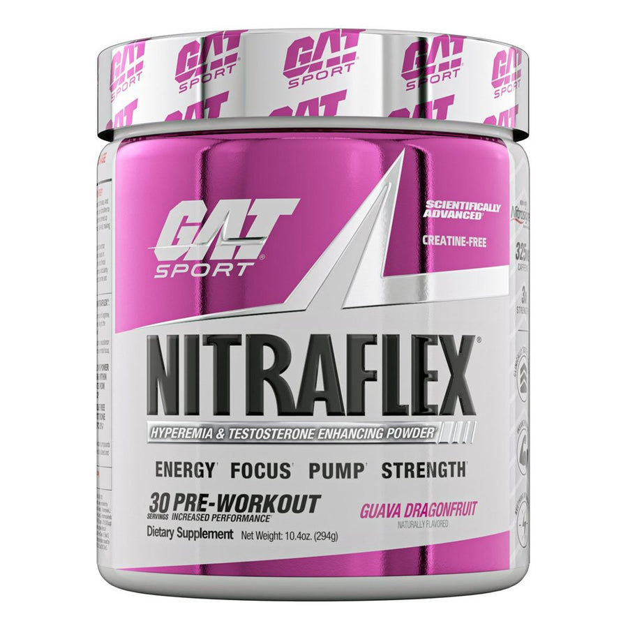 Nitraflex Pre Workout Pre-Workout GAT Size: 30 Servings Flavor: Guava Dragonfruit