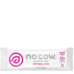 No Cow Vegan Protein Bar Healthy Snacks No Cow Size: 12 Bars Flavor: Birthday Cake