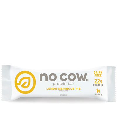 No Cow Vegan Protein Bar Healthy Snacks No Cow Size: 12 Bars Flavor: Lemon Meringue Pie
