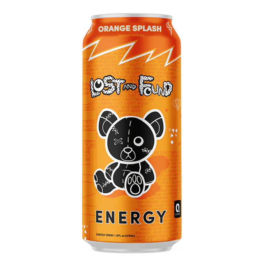 Lost and Found Energy Drink Energy Drink Lost & Found Size: 12 Cans Flavor: Orange Splash